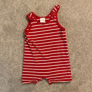 Hanna Andersson Red and White Striped Jumper